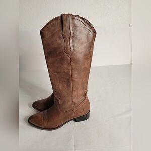 Frye Brown Leather Women's Boots